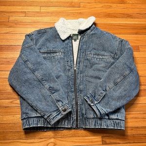 Women’s wild fable fleece lined denim jacket multi sizes new with tags